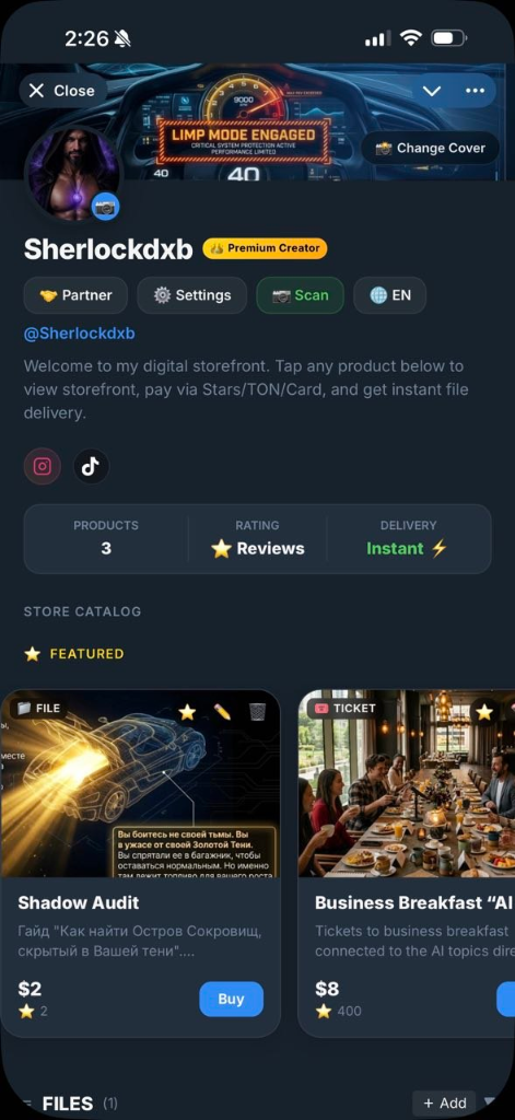 Telegram Store Preview